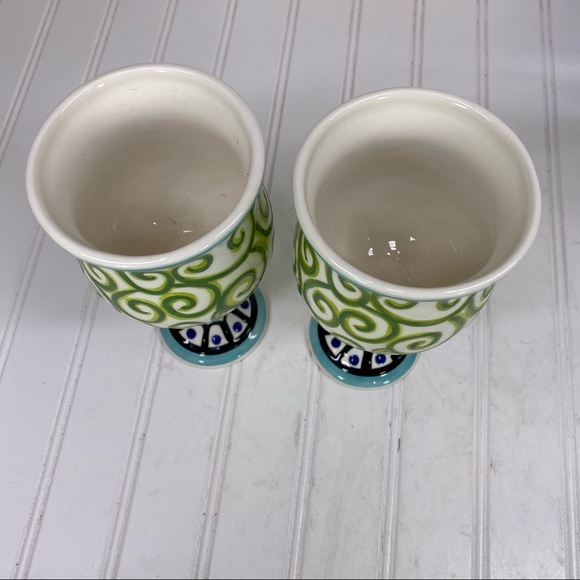 Nicole Engblom  ceramic whimsical goblets - Picture 3 of 7